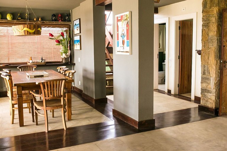 Casa pe na areia em buzios