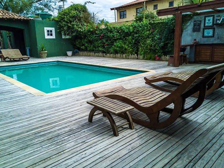 Casa pe na areia em buzios