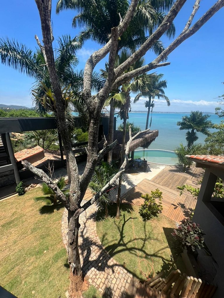 Loft na Enseada do Gancho frente mar