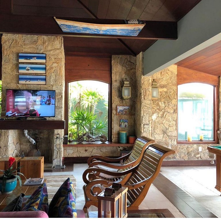 Casa pe na areia em buzios