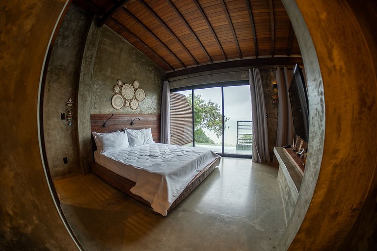 Loft Frente-Mar na Enseada do Gancho