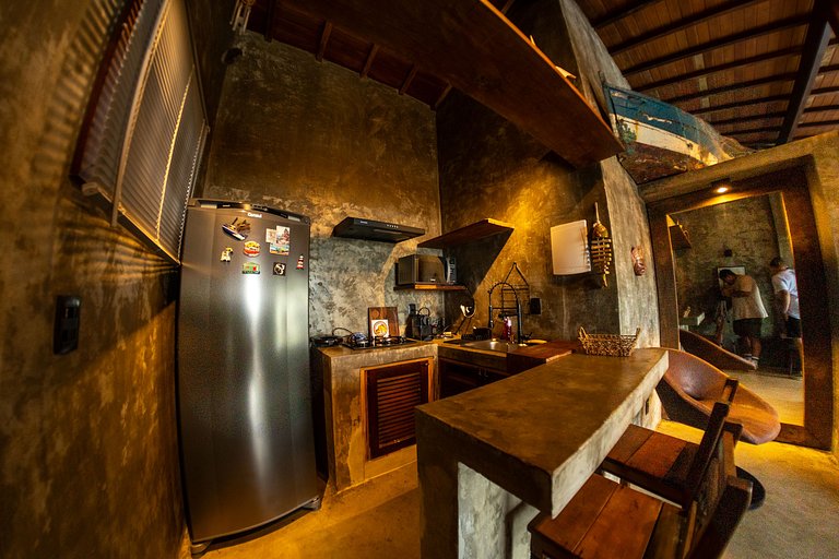 Loft Frente-Mar na Enseada do Gancho