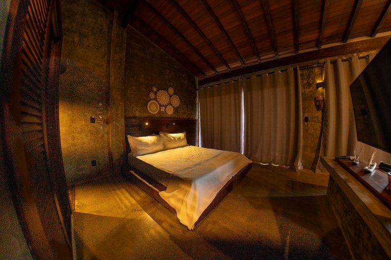 Loft Frente-Mar na Enseada do Gancho