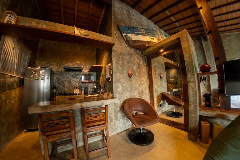 Loft Frente-Mar na Enseada do Gancho