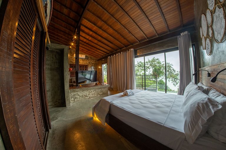 Loft Frente-Mar na Enseada do Gancho