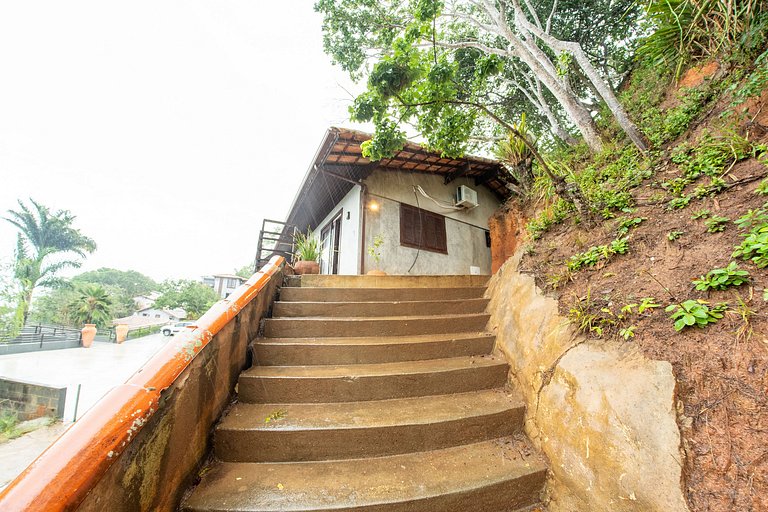 Loft Frente-Mar na Enseada do Gancho