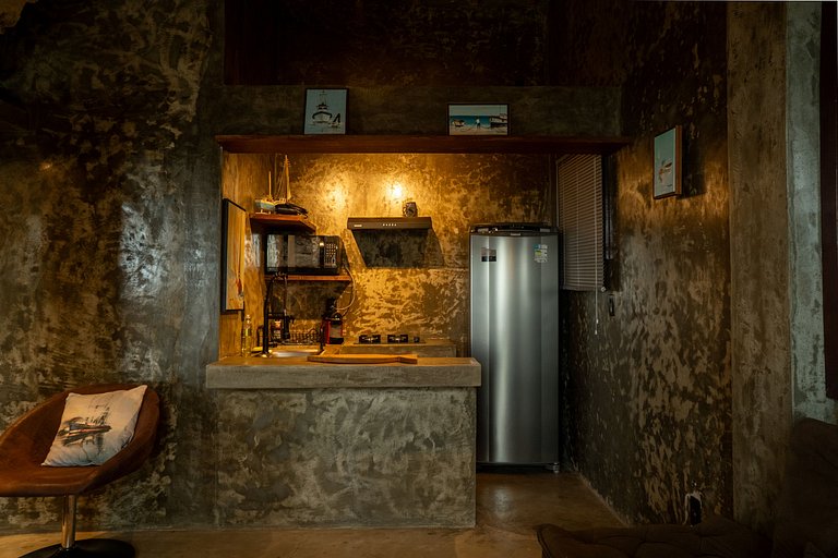 Loft Frente-Mar na Enseada do Gancho