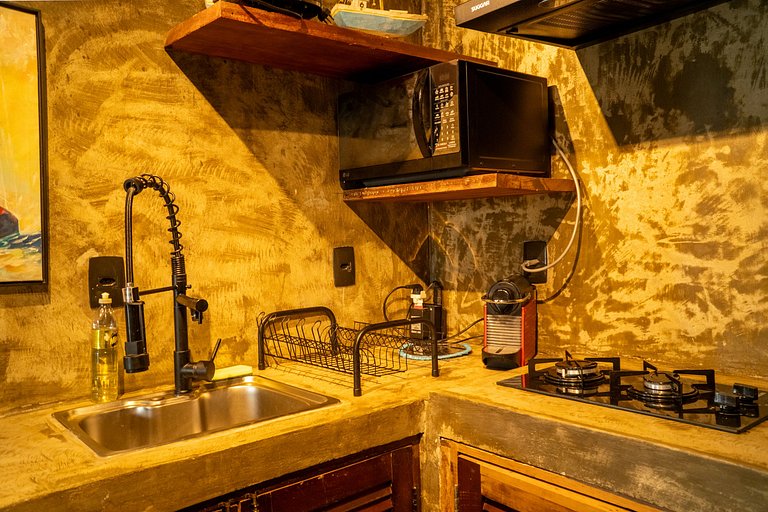 Loft Frente-Mar na Enseada do Gancho