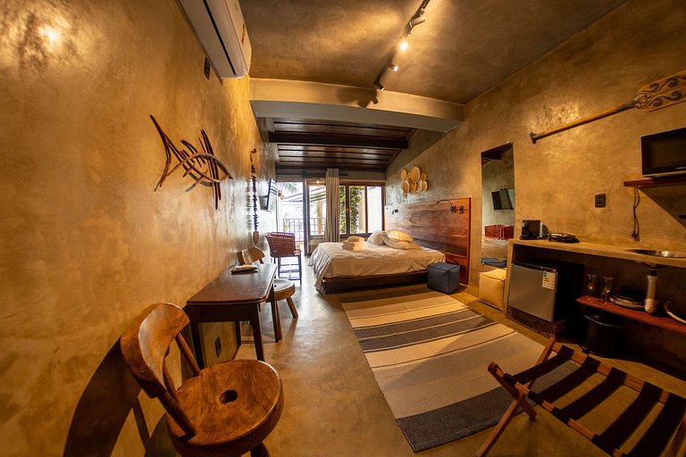 Loft Frente-Mar na Enseada do Gancho