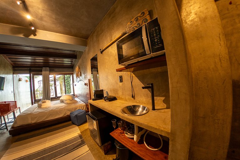 Loft Frente-Mar na Enseada do Gancho