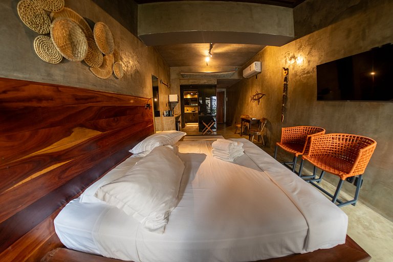 Loft Frente-Mar na Enseada do Gancho