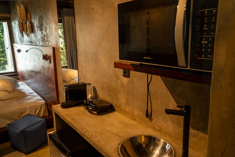 Loft Frente-Mar na Enseada do Gancho