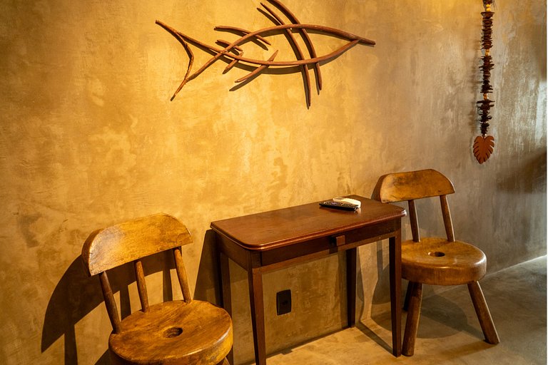 Loft Frente-Mar na Enseada do Gancho