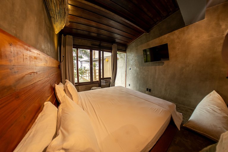 Loft Frente-Mar na Enseada do Gancho