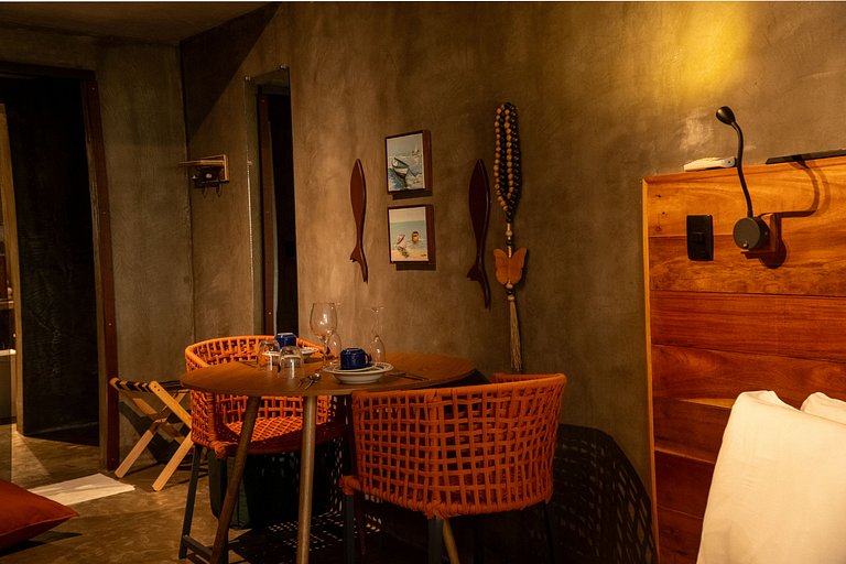 Loft Frente-Mar na Enseada do Gancho